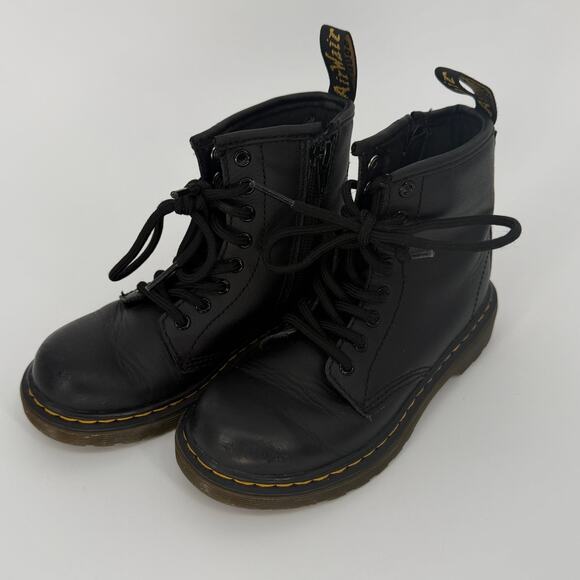 Dr. Martens Other - Dr. Martens AirWair Shoes With Bouncing Soles Zipper Black Kids Size 12